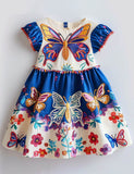 Floral Butterfly Party Dress