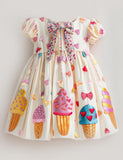 Sweet Ice Cream Bow Dress