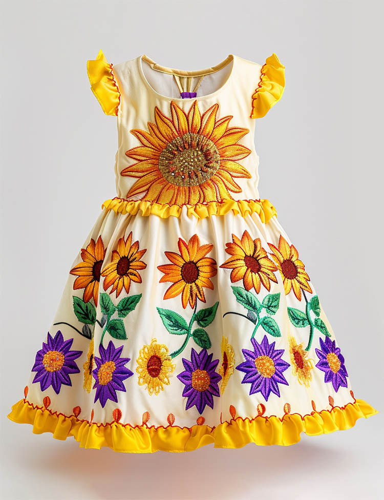 Sunflower Sleeveless Dress