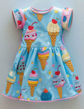 Ice Cream Parlor Colorful Party Dress