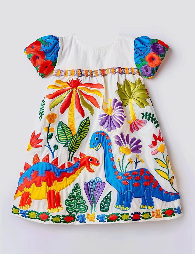 Forest Dinosaurs Dress