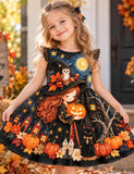 Starry Night Little Witch Halloween Dress
