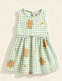 Multi-color Printed Sleeveless Dress