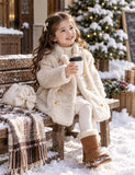 Luxury Faux Mink Fur Coat