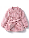 Elegant Faux Mink Fur Coat
