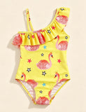 Simpatico costume da bagno intero fenicottero