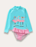 Animal Split Swimsuit - Mini Taylor
