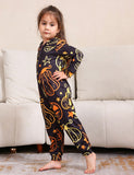 Halloween Pumpkin Print Family Matching One-piece Pajamas