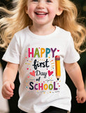 Back to School Rainbow Pencil Dress