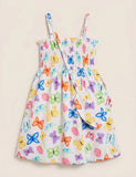 Cute Pattern Prints Dress & Bag