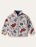 Cartoon Printed Fleece Jacket - Mini Taylor