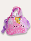 Colorful Plush Unicorn Shoulder Bag - Mini Taylor