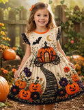 Halloween Pumpkin Carriage Party Dress