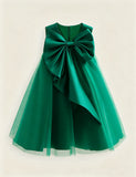 Big Bow Tulle Princess Dress