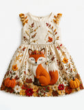 Cute Fox Sleeveless Party Dress