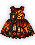 Halloween Haunted Tree House Dress