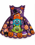 Trick-or-Treat Monster Halloween Dress