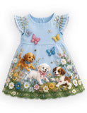 Fun Puppy Friends Playing Dress