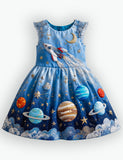 Back To School Solar System Rocket Dress