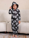 Halloween Pumpkin Print Family Matching One-piece Pajamas