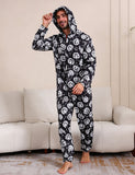 Halloween Pumpkin Print Family Matching One-piece Pajamas
