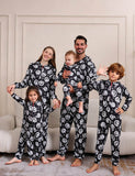 Halloween Pumpkin Print Family Matching One-piece Pajamas