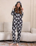 Halloween Pumpkin Print Family Matching One-piece Pajamas