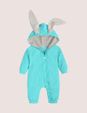 Easter Long Ear Bunny Hoodie Romper - Mini Taylor