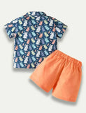 Easter Rabbit Printed Suit - Mini Taylor