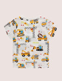 Engineering Vehicle Printed T-shirt - Mini Taylor