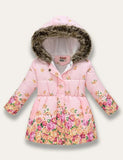 Floral Print Cotton Coat - Mini Taylor