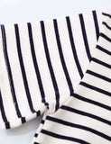 Flower Appliqué Striped T-shirt - Mini Taylor