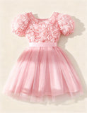 Bust 3D Butterfly Flying Sleeve Dress