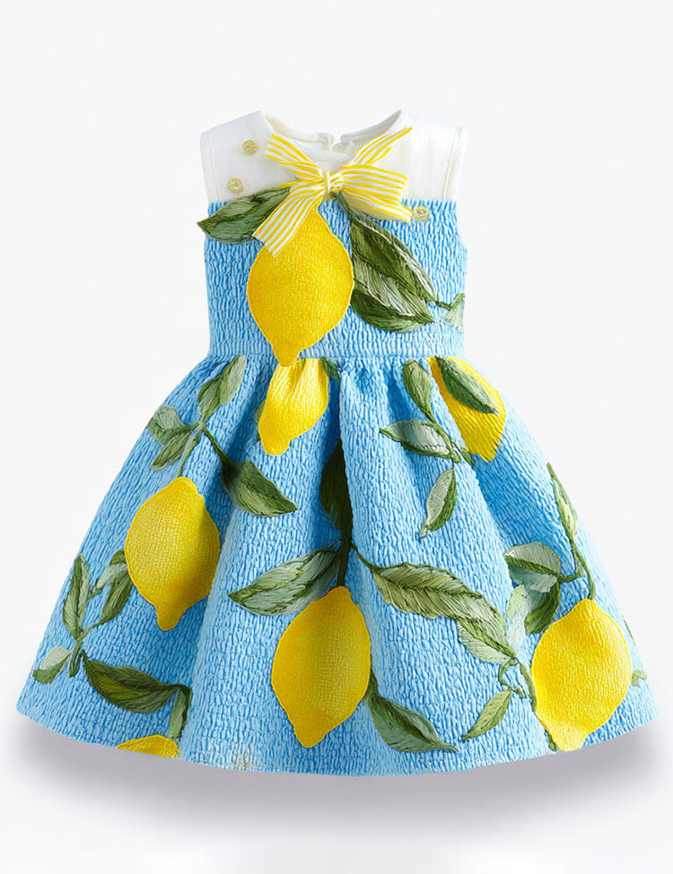 Lemon Sleeveless Dress