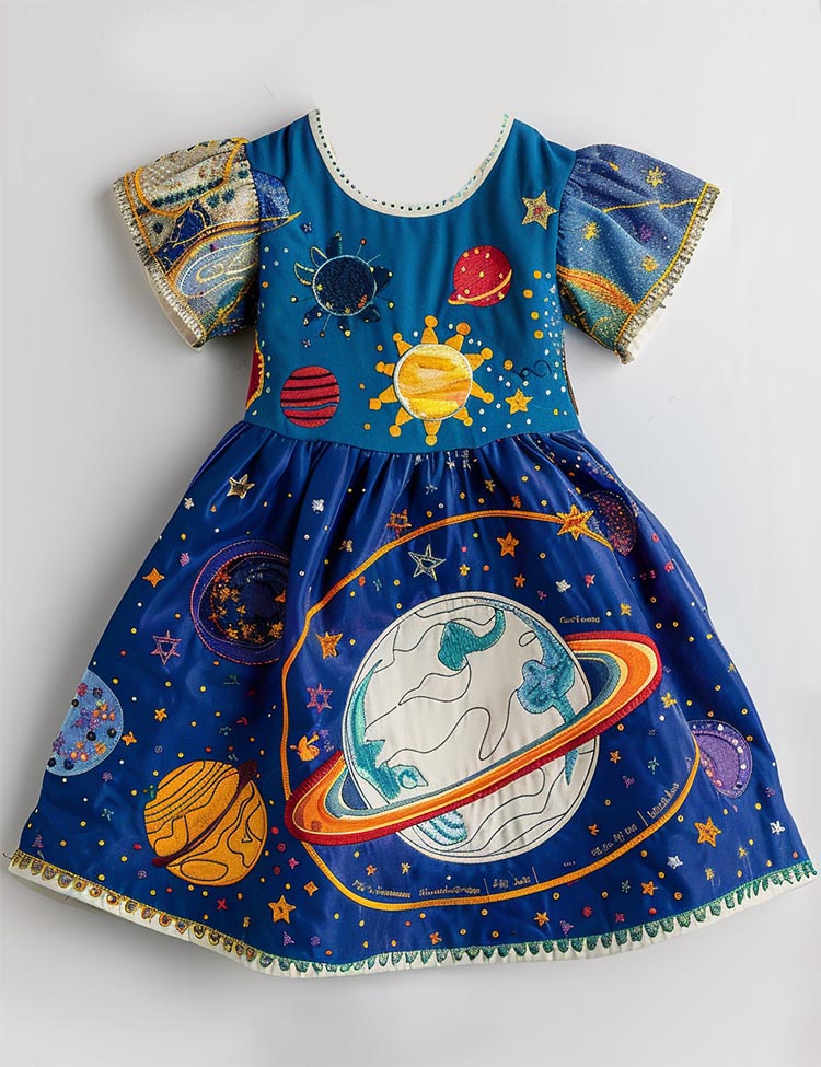 Galaxy Explorer Solar System Dress