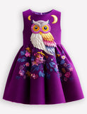 Owl Applique Party Dress