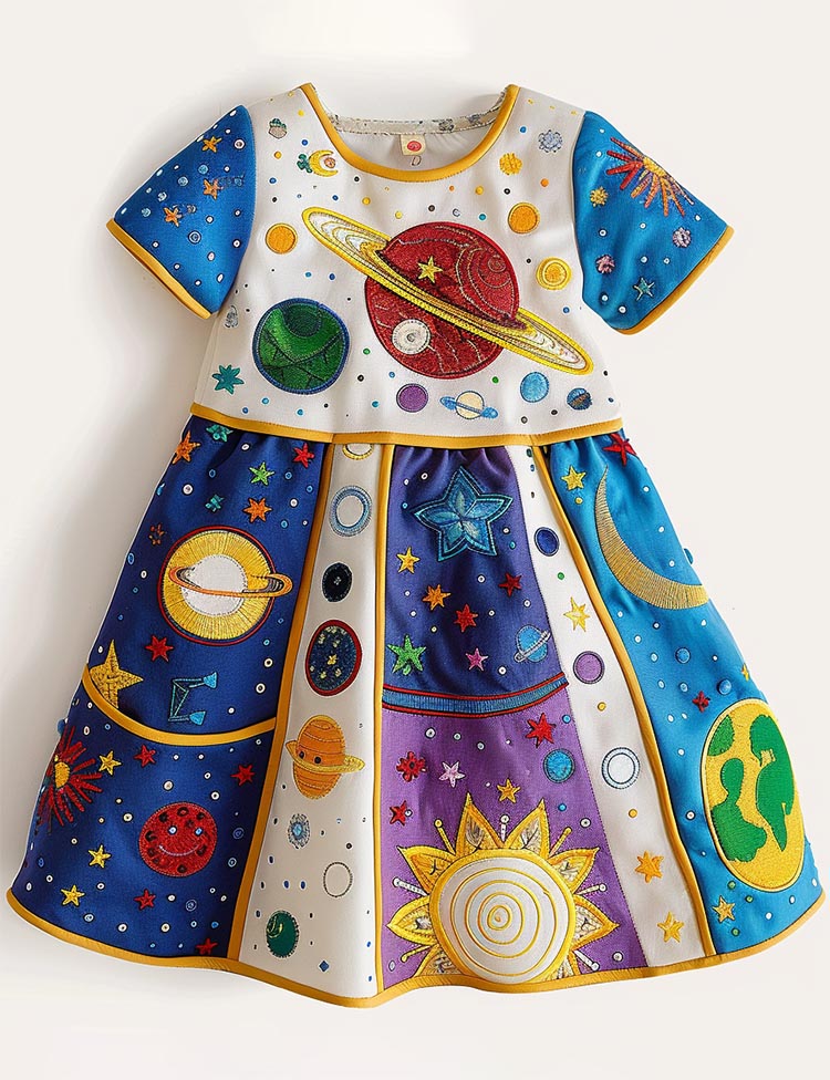 Galaxy Explorer Solar System Dress