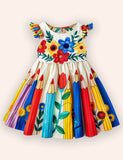 Colorful Pencil Sleeveless Dress