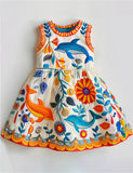 Dolphin Wave Appliqué Dress