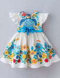 Sea Turtle Short Sleeves Dress