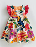 Fun Toucan Sleeveless Dress