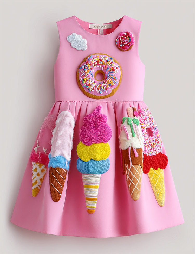 Sweet Ice Cream & Donut Dress