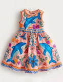 Cute Dolphin Sleeveless Dress