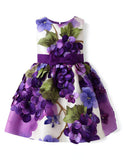 Art Grapes Sleeveless Party Dress