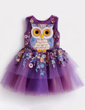 Fun Owl Tulle Fantasy Party Dress