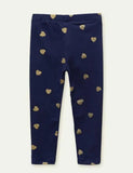 Heart Printing Leggings - Mini Taylor