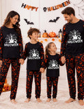 Halloween Glow in The Dark Print Family Matching Pajamas