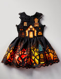 Halloween Haunted House Dress