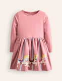 Applikeret Hem Jerseykjole