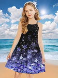 Children's Four-Leaf Clover Strappy Dress